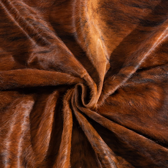 Brindle Cowhide Rug Size 7'7" L x 7'2" W 8182