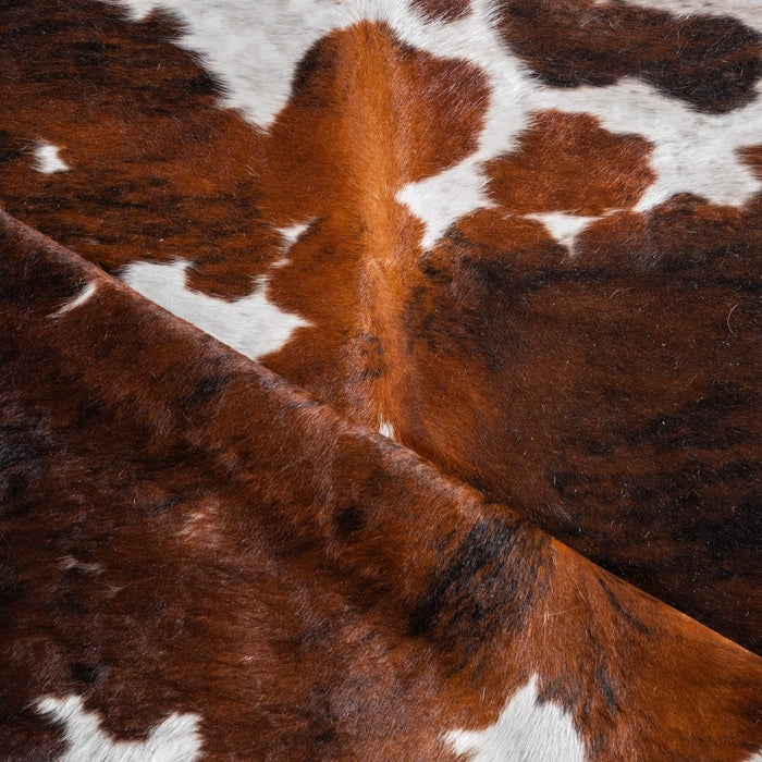 Tricolor Cowhide Rug Size 7'11" L x 6'9" W 8198