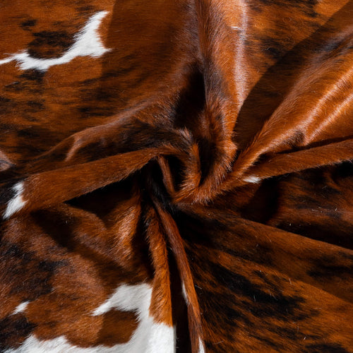 Tricolor Cowhide Rug Size 7'5" L x 6'6" W 8199