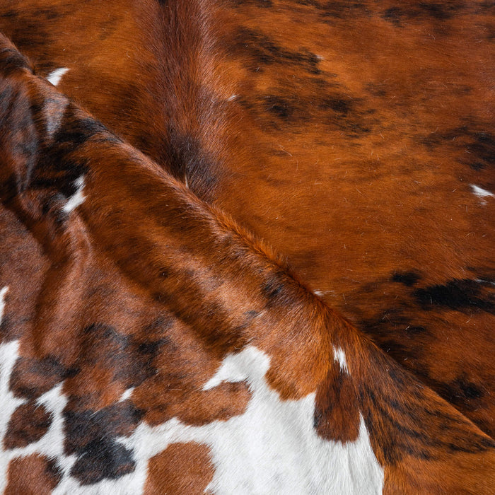 Tricolor Cowhide Rug Size 7'5" L x 6'6" W 8199