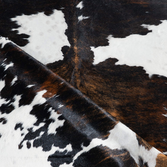 Tricolor Cowhide Rug Size 7'7" L x 7'0" W 8204