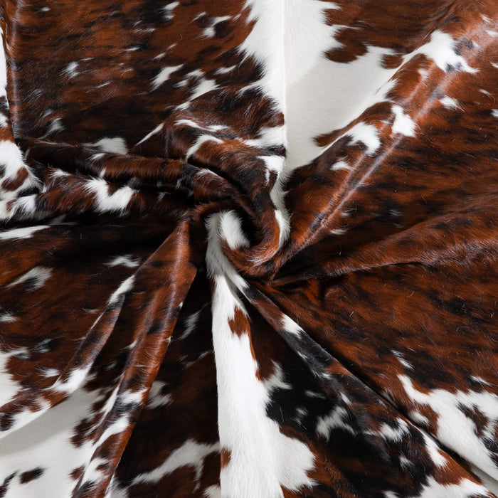 Tricolor Cowhide Rug Size 8'3" L x 7'2" W 8212