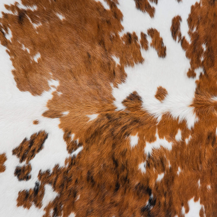 Tricolor Cowhide Rug Size 7'1" L x 6'6" W 8237