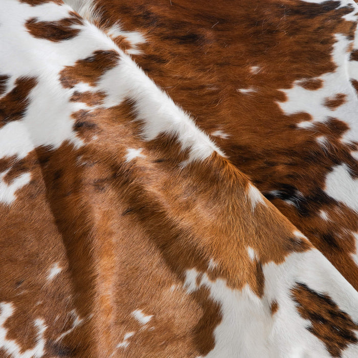 Tricolor Cowhide Rug Size 7'1" L x 6'6" W 8237