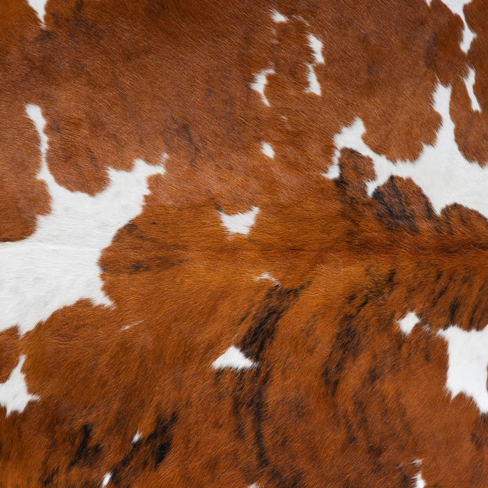 Tricolor Cowhide Rug Size 7'7" L x 6'7" W 8248
