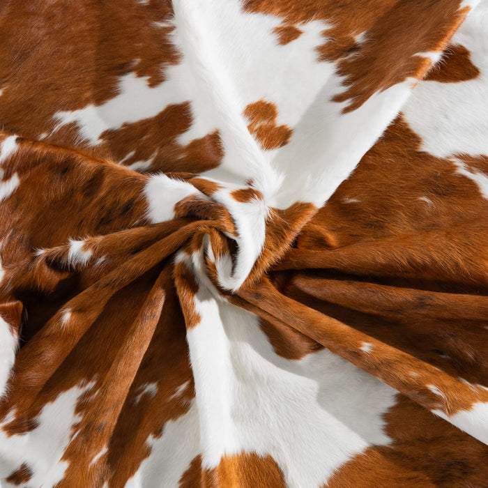 Tricolor Cowhide Rug Size 8'0" L x 7'0" W 8253