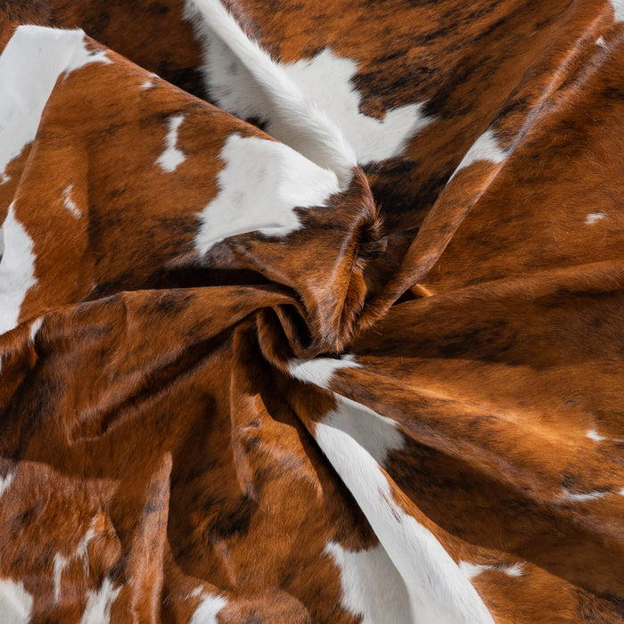 Tricolor Cowhide Rug Size 8'0" L x 6'8" W 8266