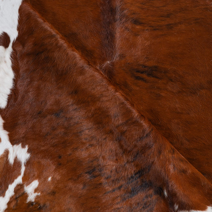 Tricolor Cowhide Rug Size 7'4" L x 7'0" W 8283