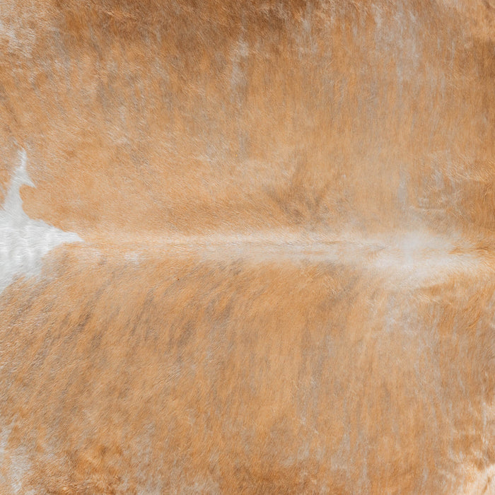 Tricolor Brindle Mix Cowhide Rug Size 8'3" L x 7'7" W 8296