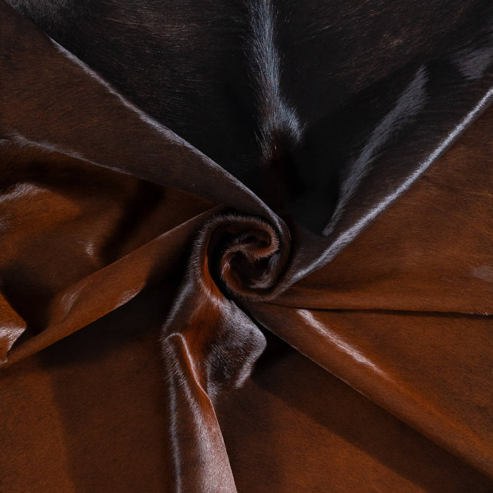 Brazilian Mahogany Cowhide Rug Size 6'9" L x 5'7" W 8303