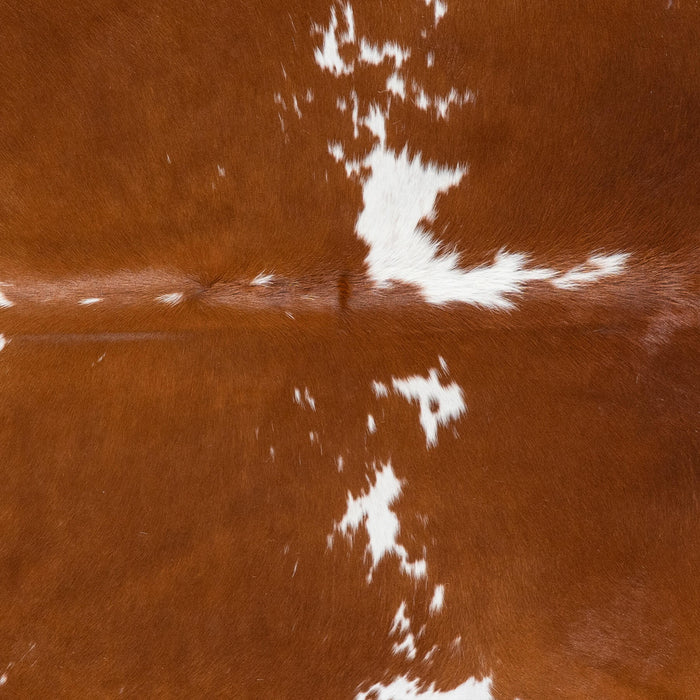 Brazilian Brown and White Cowhide Rug Size 8'6" L x 7'0" W 8309