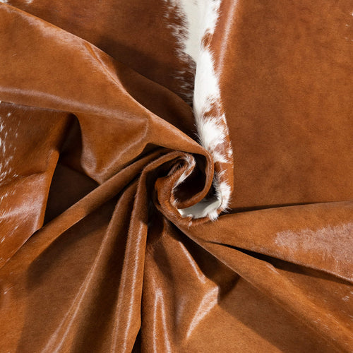 Brazilian Hereford Cowhide Rug Size 7'3" L x 6'9" W 8319