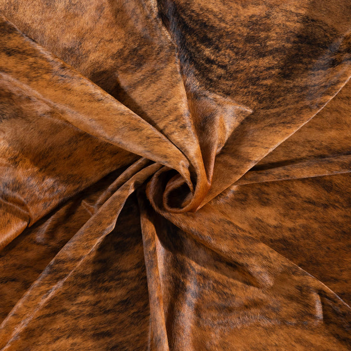 Brazilian Brindle Cowhide Rug Size 7'9" L x 7'4" W 8326