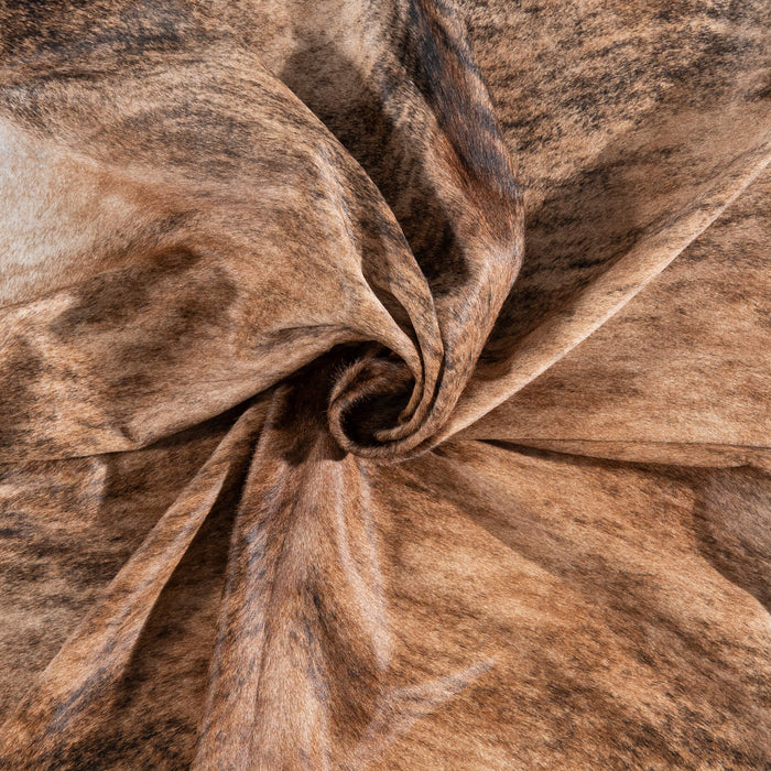Brazilian Brindle Cowhide Rug Size 7'6" L x 6'4" W 8332