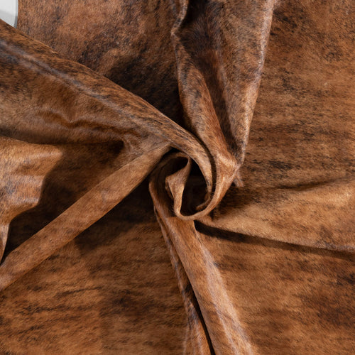 Brazilian Brindle Cowhide Rug Size 7'5" L x 6'9" W 8339
