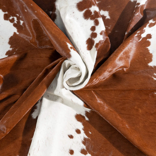 Brazilian Hereford Cowhide Rug Size 8'3" L x 7'7" W 8366