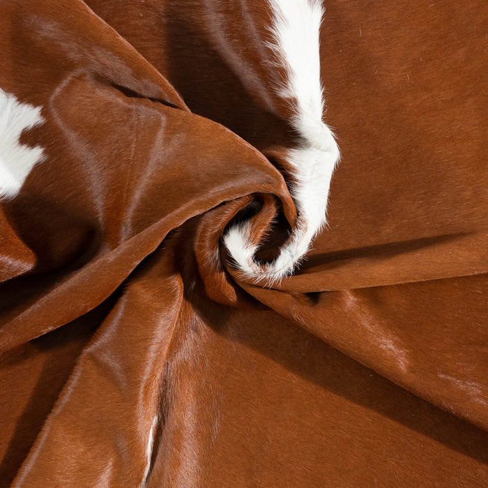 Brazilian Hereford Cowhide Rug Size 7'8" L x 7'2" W 8372