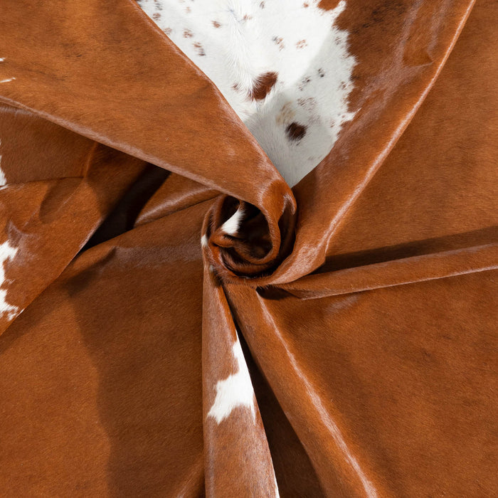 Brazilian Hereford Cowhide Rug Size 7'5" L x 6'7" W 8373