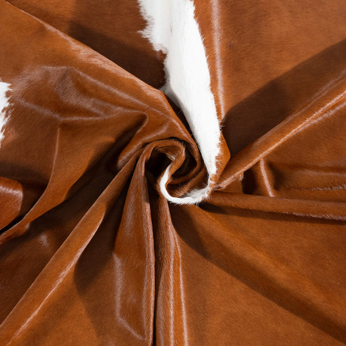 Brazilian Hereford Cowhide Rug Size 7'9" L x 7'2" W 8380
