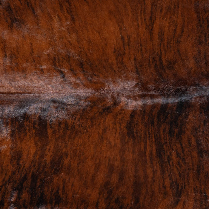 Brazilian Brindle Cowhide Rug Size 7'3" L x 6'10" W 8476