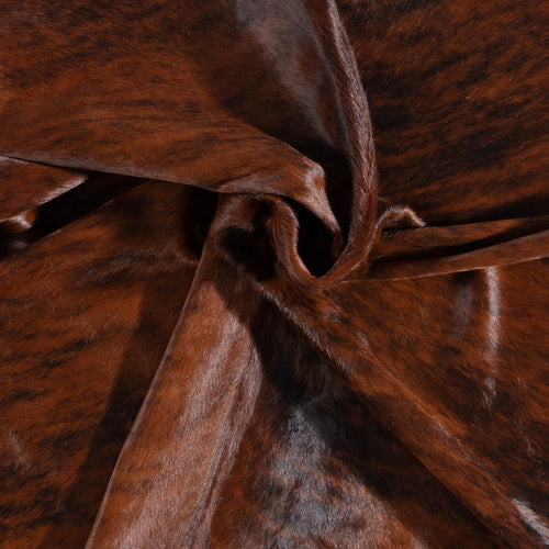 Brazilian Brindle Cowhide Rug Size 7'3" L x 6'10" W 8476