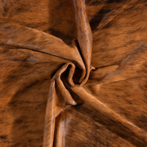Brazilian Brindle Cowhide Rug Size 6'8" L x 6'4" W 8488