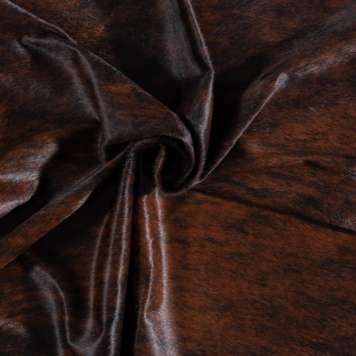 Brazilian Brindle Cowhide Rug Size 6'7" L x 6'6" W 8489