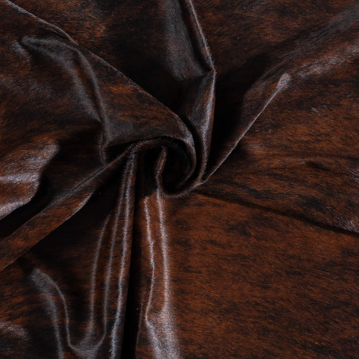 Brazilian Brindle Cowhide Rug Size 6'7" L x 6'6" W 8489