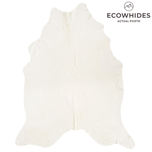Brazilian Off White Cowhide Rug Size 9'7" L x 7'2" W 8503