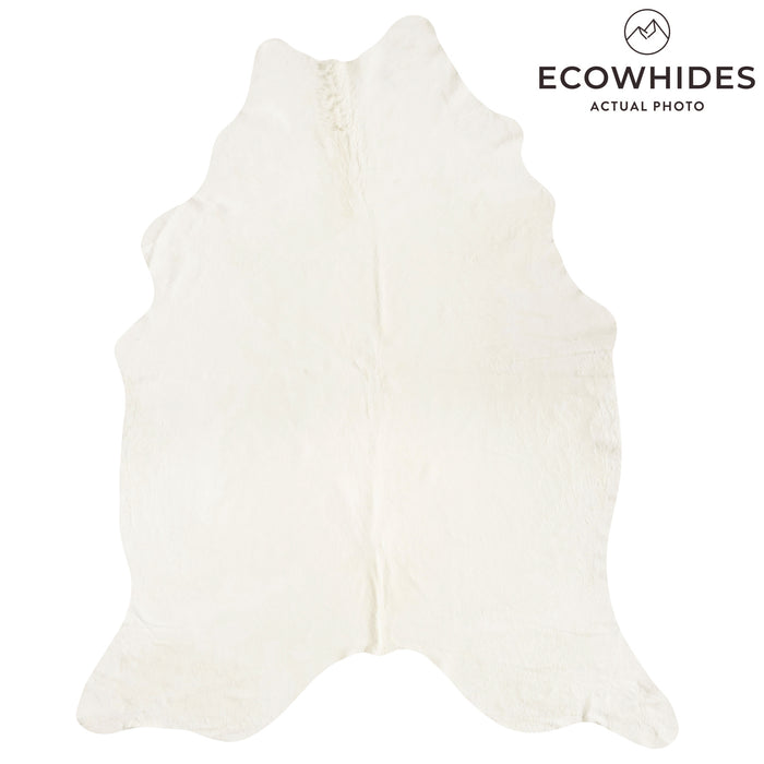 Brazilian Off White Cowhide Rug Size 9'7" L x 7'2" W 8503