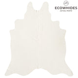 Brazilian Off White Cowhide Rug Size 8'1" L x 7'1" W 8508