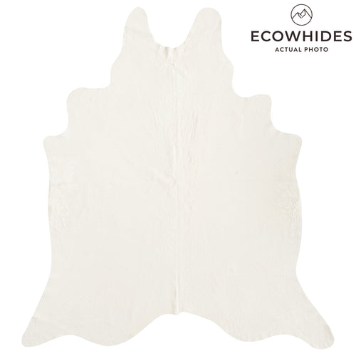 Brazilian Off White Cowhide Rug Size 8'1" L x 7'1" W 8508