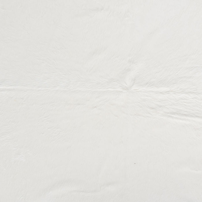 Brazilian White Cowhide Rug Size 8'1" L x 7'1" W 8508