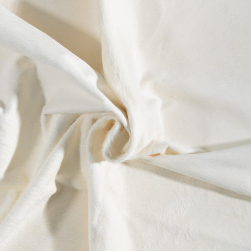 Brazilian White Cowhide Rug Size 6'10" L x 6'6" W 8509