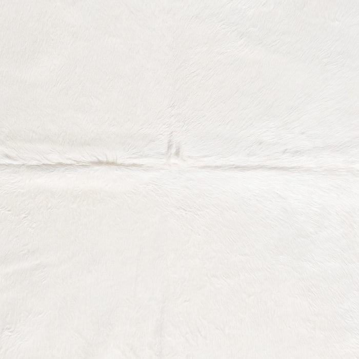 Brazilian White Cowhide Rug Size 7'5" L x 5'9" W 8513