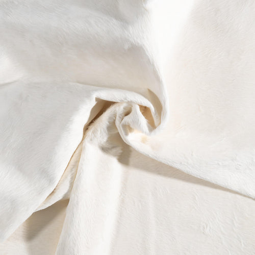 Brazilian White Cowhide Rug Size 7'5" L x 5'9" W 8513