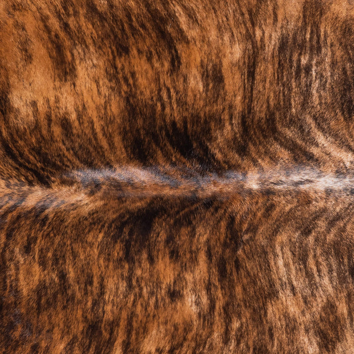 Brazilian Brindle Cowhide Rug Size 6'11" L x 6'3" W 8540
