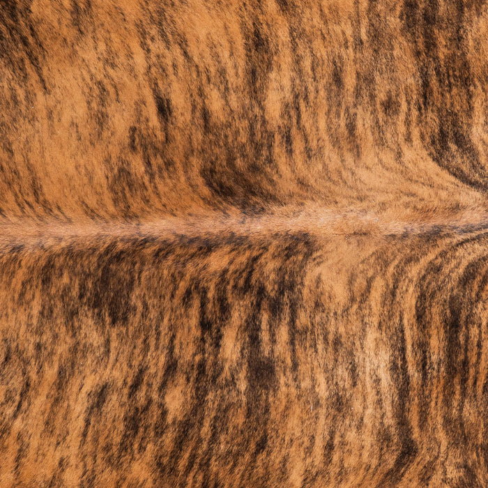 Brazilian Brindle Cowhide Rug Size 7'0" L x 6'4" W 8541