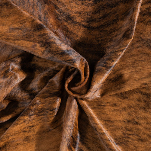 Brazilian Brindle Cowhide Rug Size 7'2" L x 6'4" W 8552
