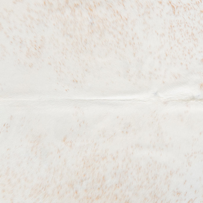Brazilian Palomino and White Cowhide Rug Size 7'5" L x 7'0" W 8559