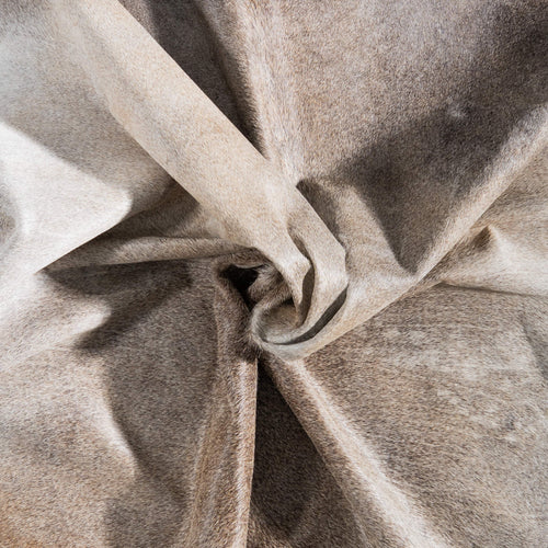 Brazilian Grey Palomino Cowhide Rug Size 7'6" L x 6'10" W 8562