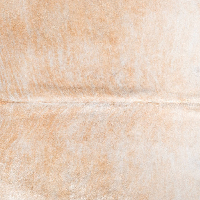 Brazilian Palomino and White Cowhide Rug Size 7'4" L x 6'9" W 8572
