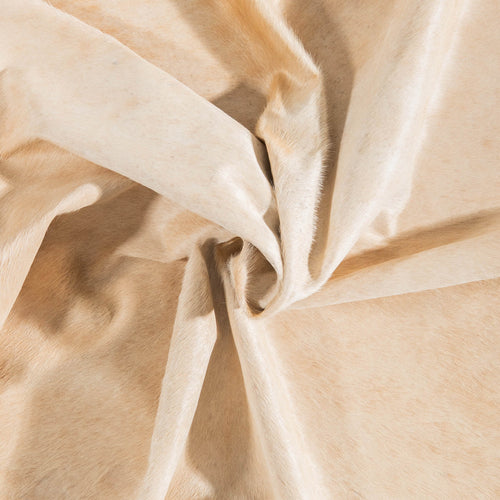 Brazilian Beige Cowhide Rug Size 8'0" L x 7'1" W 8593