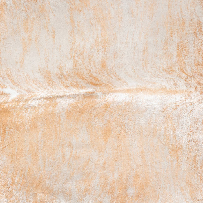 Brazilian Palomino and White Cowhide Rug Size 8'4" L x 7'6" W 8602