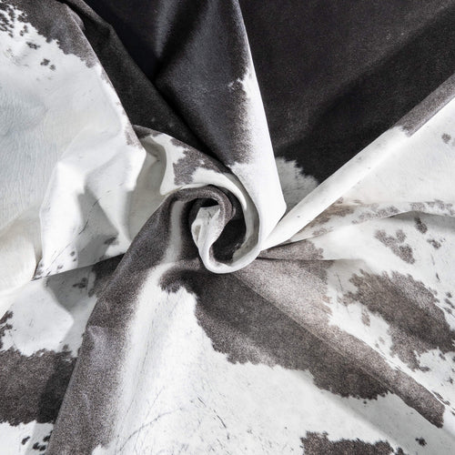 Brazilian Black and White Cowhide Rug Size 8'7" L x 6'6" W 8607