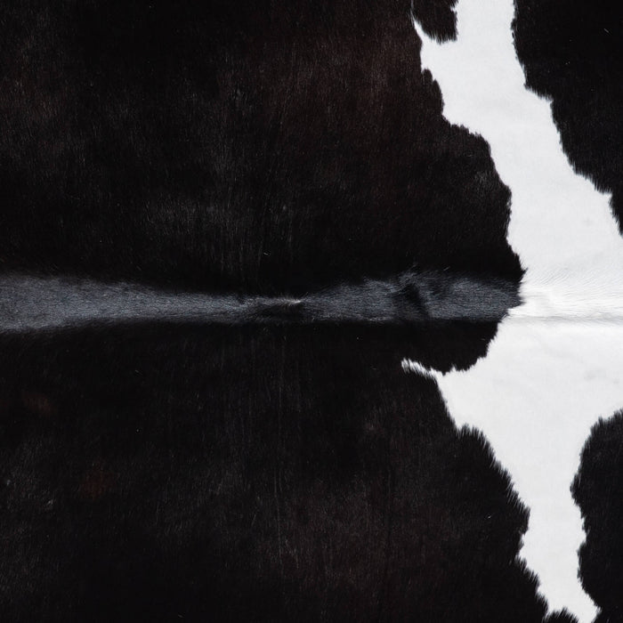 Brazilian Black and White Cowhide Rug Size 7'8" L x 5'7" W 8646