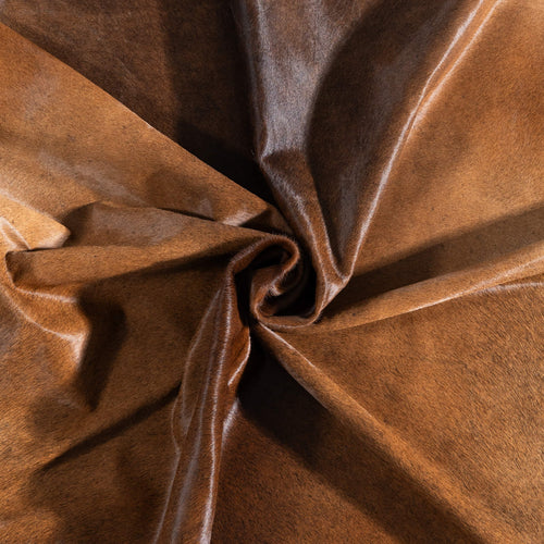 Brazilian Mahogany Cowhide Rug Size 7'3" L x 6'8" W 8749