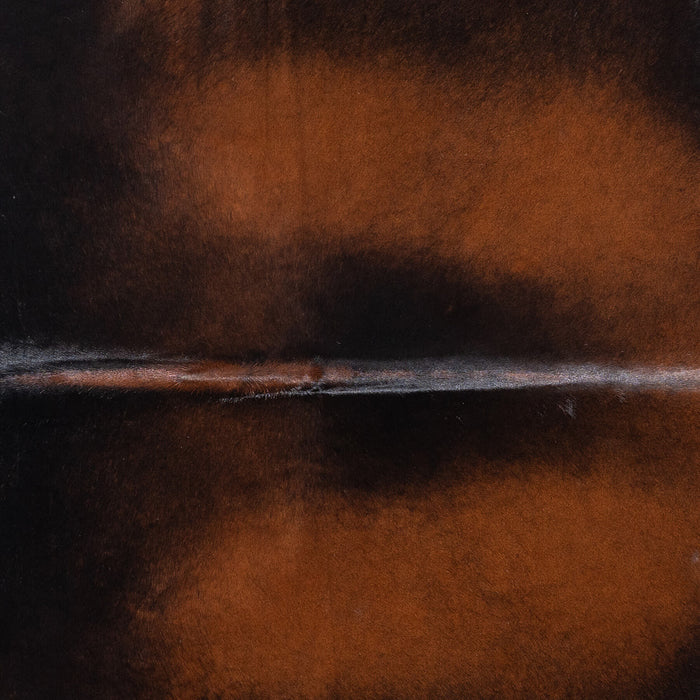 Brazilian Mahogany Cowhide Rug Size 7'3" L x 6'11" W 8752