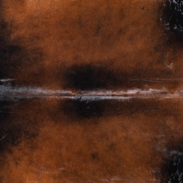 Brazilian Mahogany Cowhide Rug Size 7'3" L x 6'4" W 8754