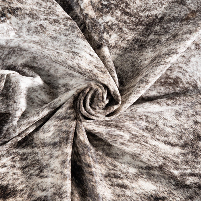 Brazilian Light Grey Brindle Cowhide Rug Size 8'0" L x 6'11" W 8768